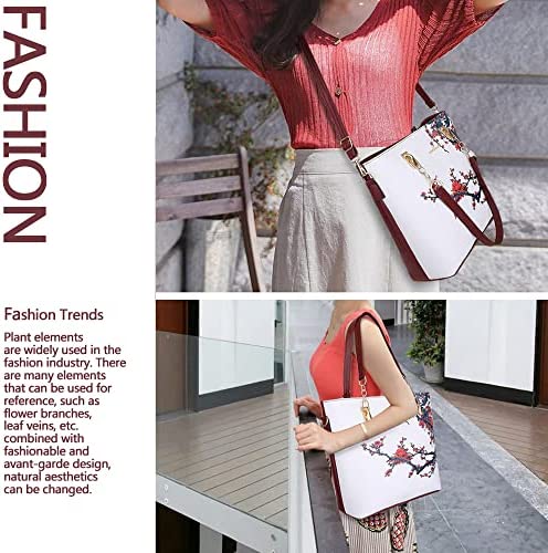 2E-youth Designer Purses and Handbags for Women Satchel Shoulder Bag Tote Top Handle Bag